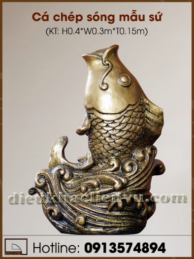 Cá chép sóng mẫu sứ